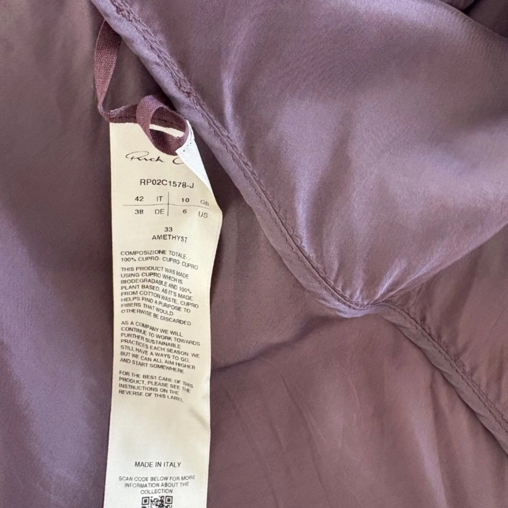 Rick Owens Taco Dress w/bag - Picture 5 of 5